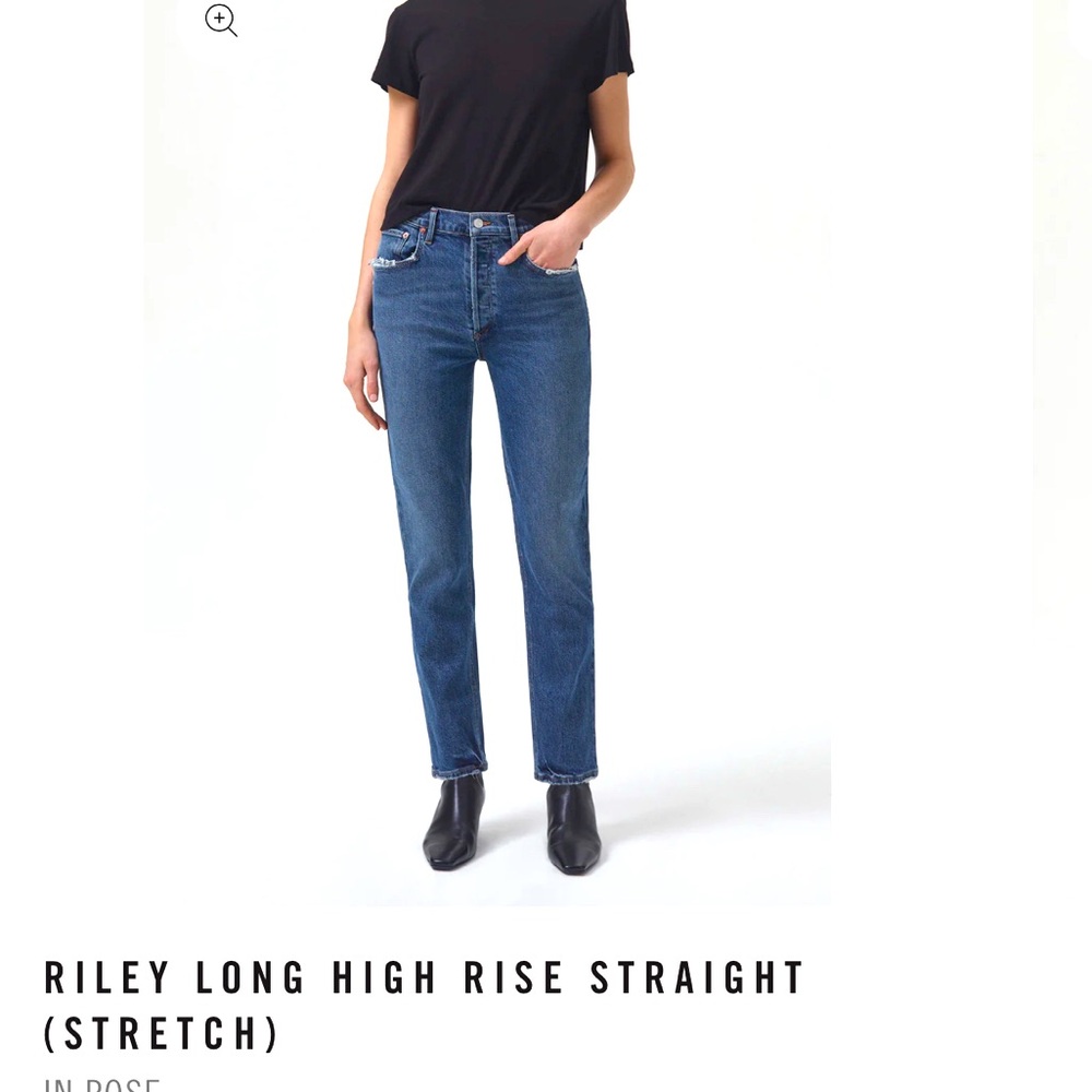 AGOLDE Riley Long Straight, NWT, Size 24, Never Worn